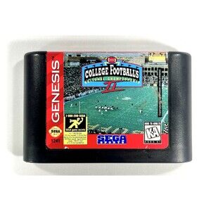 College Football's National Championship II Sega Genesis Authentic Tested